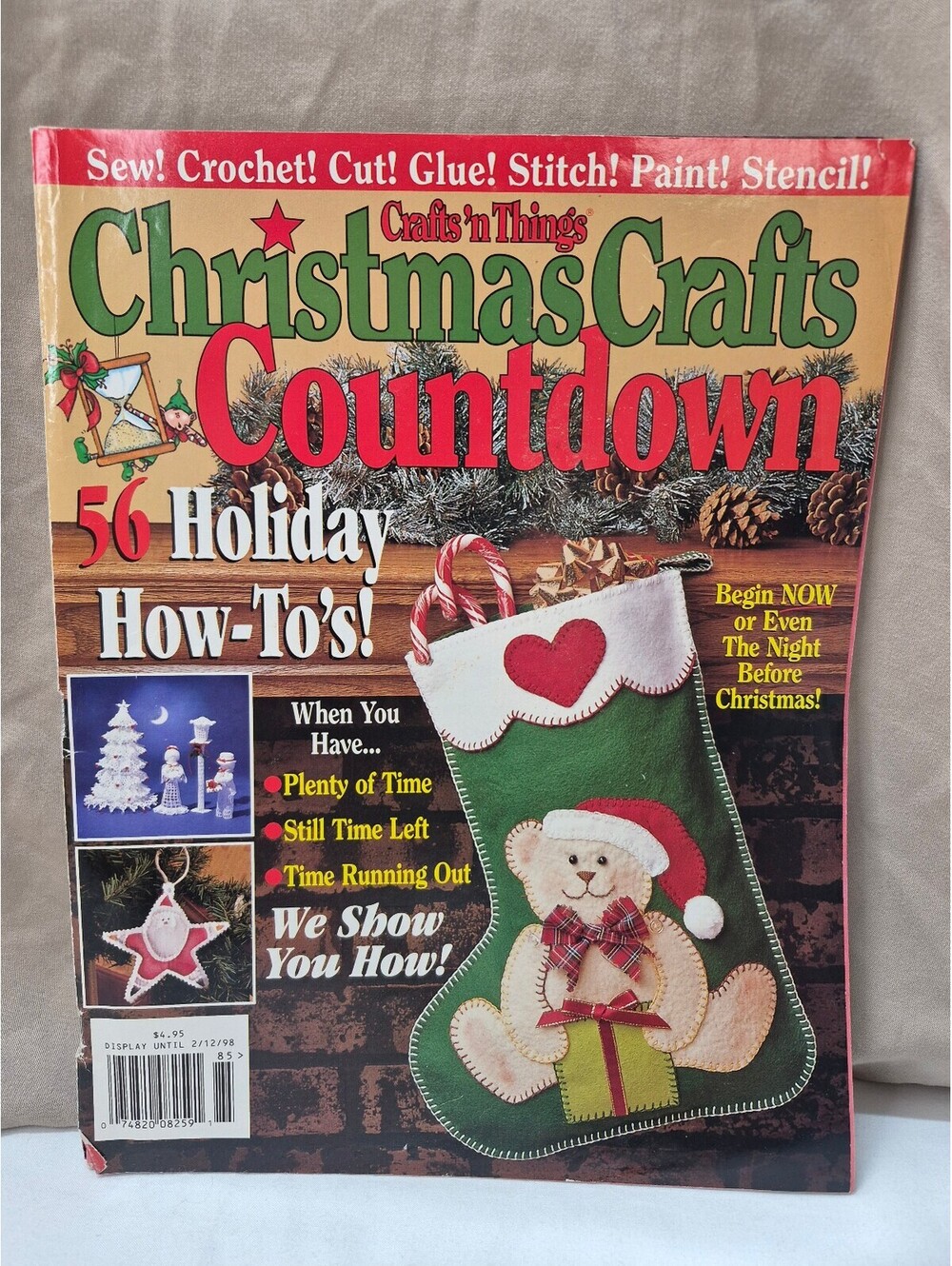 Crafts 'n Things Christmas Crafts Countdown Holiday How-To Book J169
